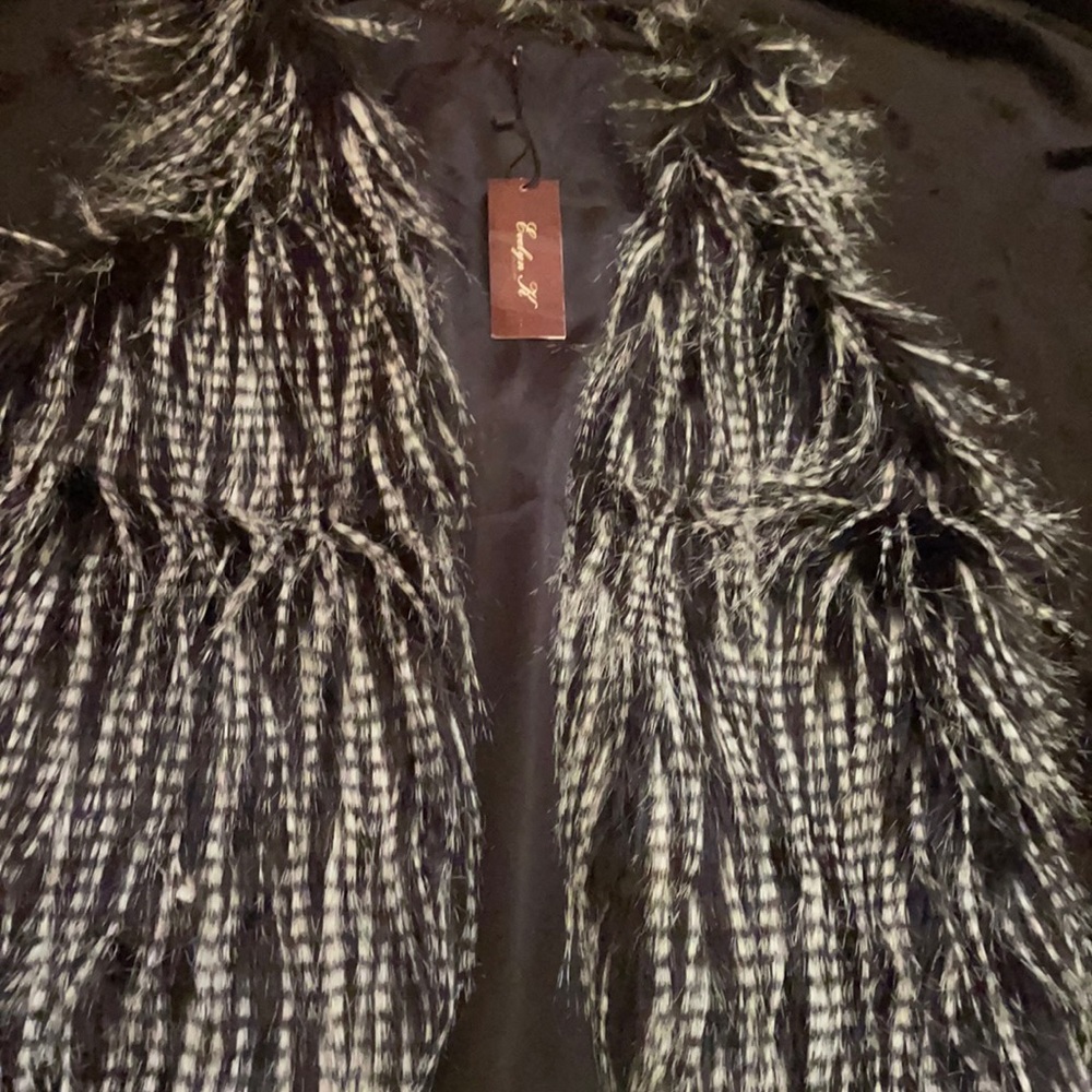 Faux fur vest